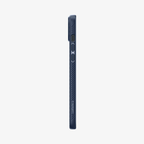 ACS04813 - iPhone 14 Pro Max Case Liquid Air in matte black showing the back